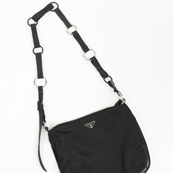 Authentic PRADA Tessuto Nylon messenger bag  with custom strap - Picture 6 of 6